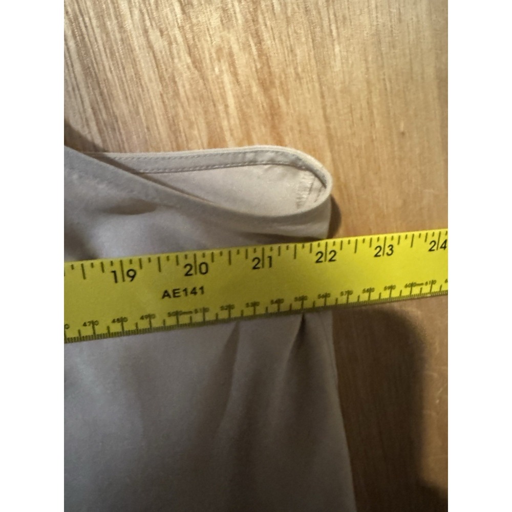 Eileen Fisher  100% Silk Georgette Crepe Trench Coat Duster And Tank Large (R1) - Picture 8 of 10